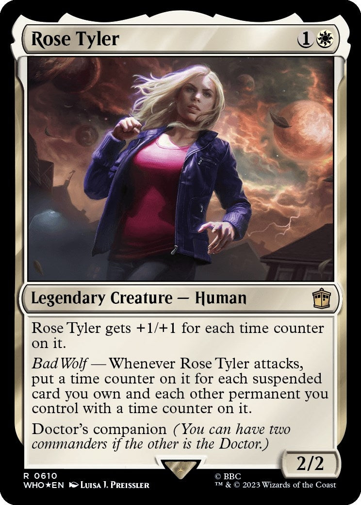 Image for Rose Tyler (Surge Foil) (Universes Beyond: Doctor Who) (610) - Magic: The Gathering