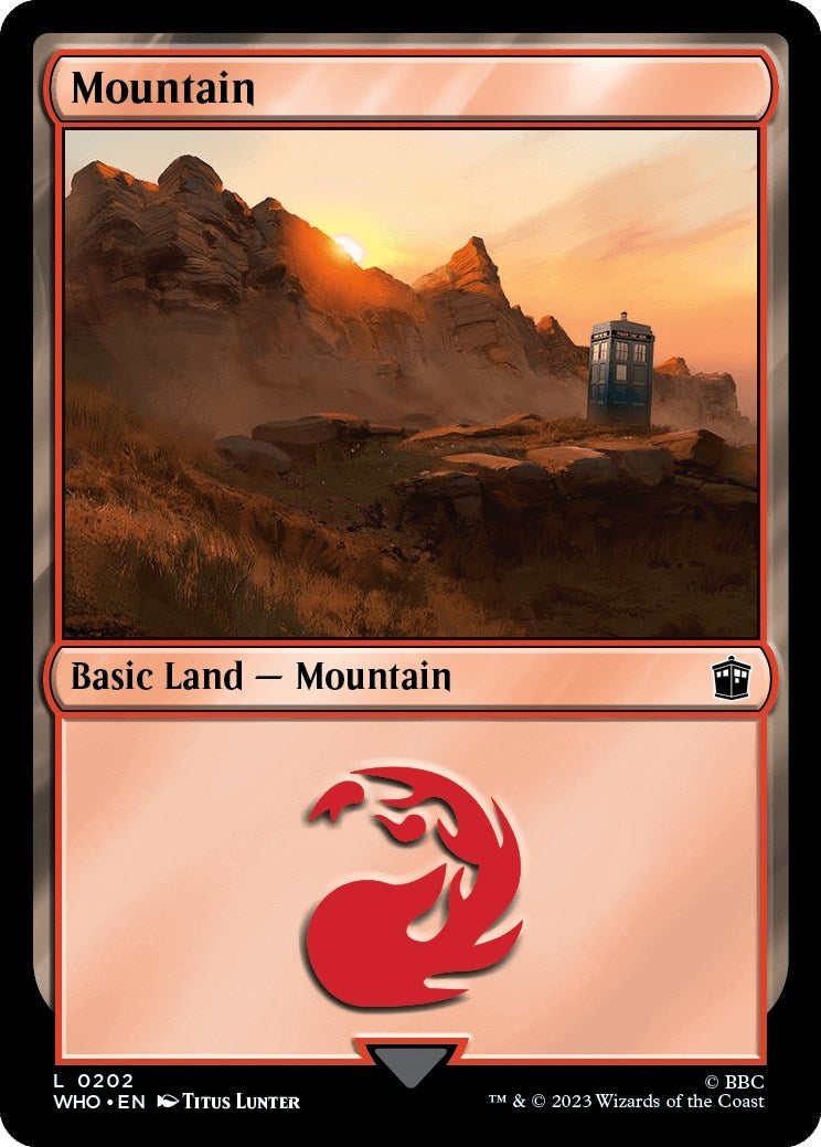 Image for Mountain (0202) (Universes Beyond: Doctor Who) (202) - Magic: The Gathering