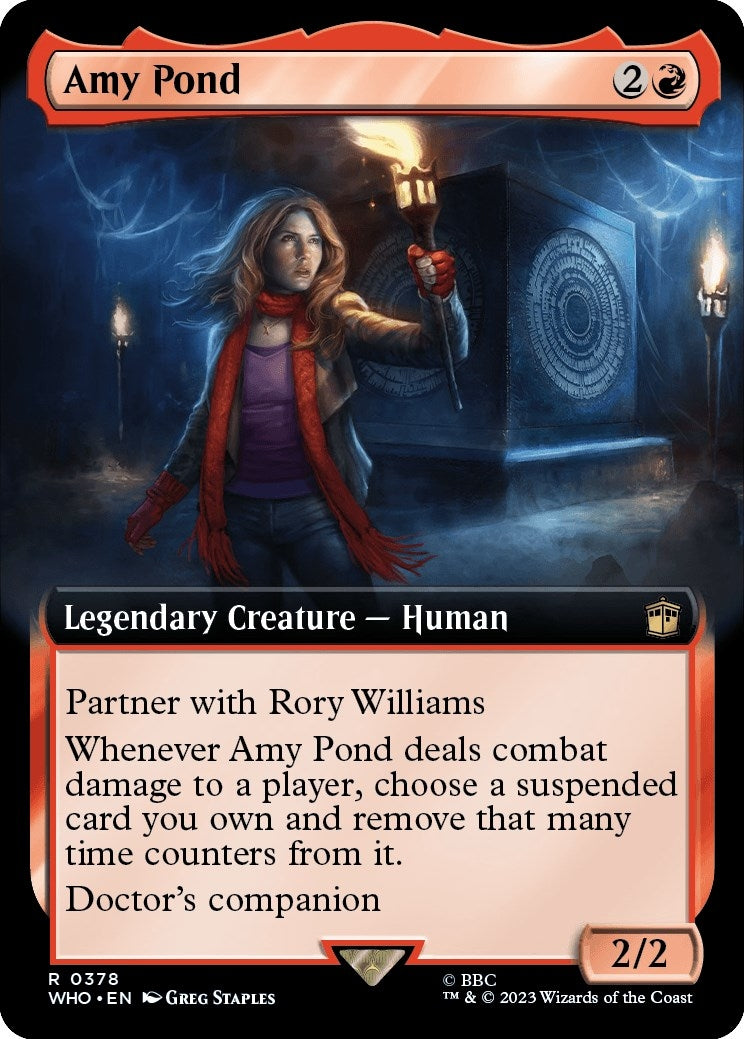 Image for Amy Pond (Extended Art) (Universes Beyond: Doctor Who) (378) - Magic: The Gathering