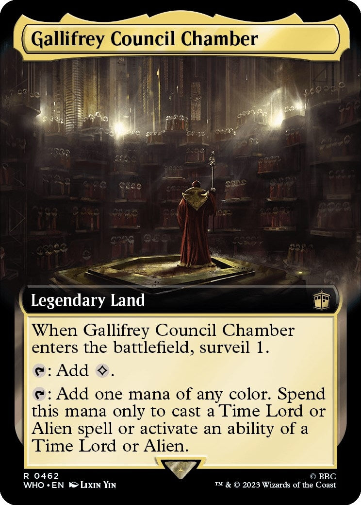 Image for Gallifrey Council Chamber (Extended Art) (Universes Beyond: Doctor Who) (462) - Magic: The Gathering