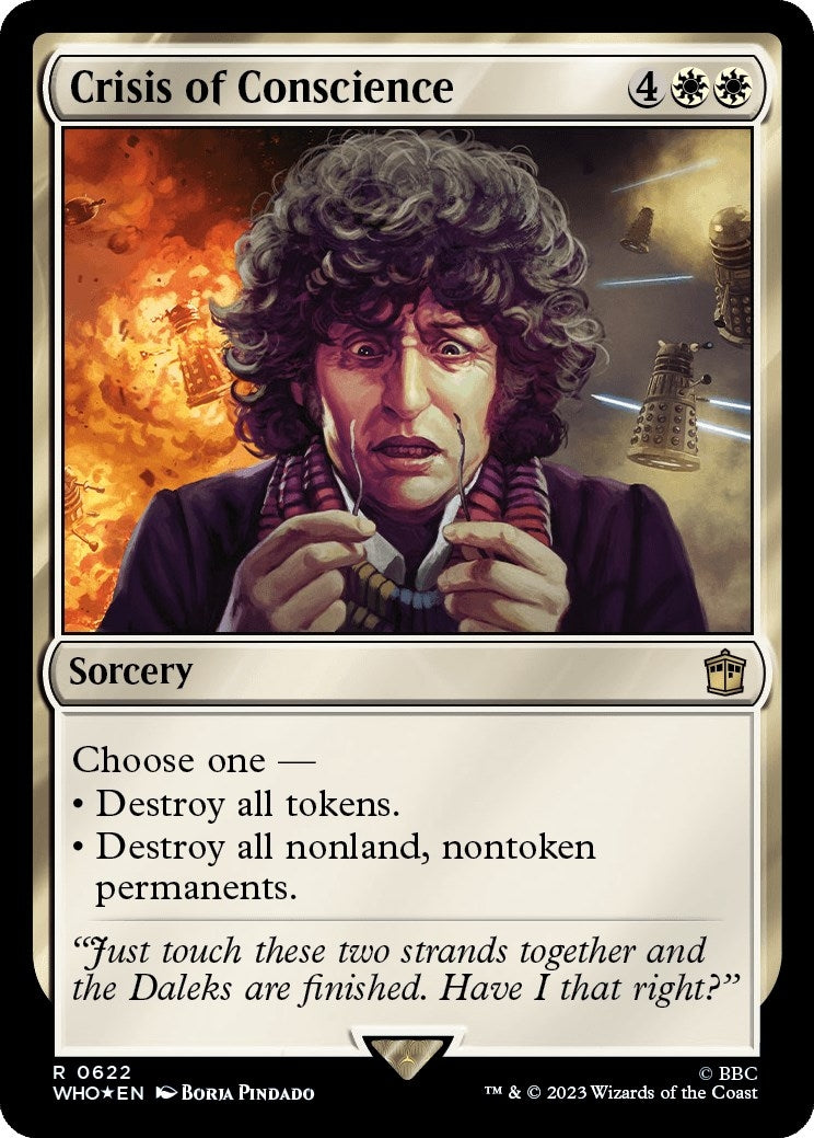 Image for Crisis of Conscience (Surge Foil) (Universes Beyond: Doctor Who) (622) - Magic: The Gathering