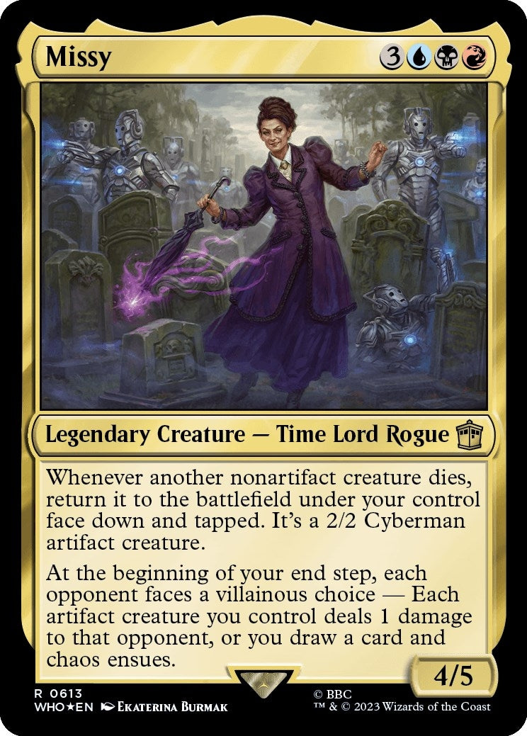 Image for Missy (Surge Foil) (Universes Beyond: Doctor Who) (613) - Magic: The Gathering