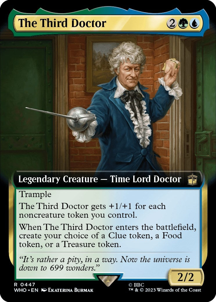Image for The Third Doctor (Extended Art) (Universes Beyond: Doctor Who) (447) - Magic: The Gathering