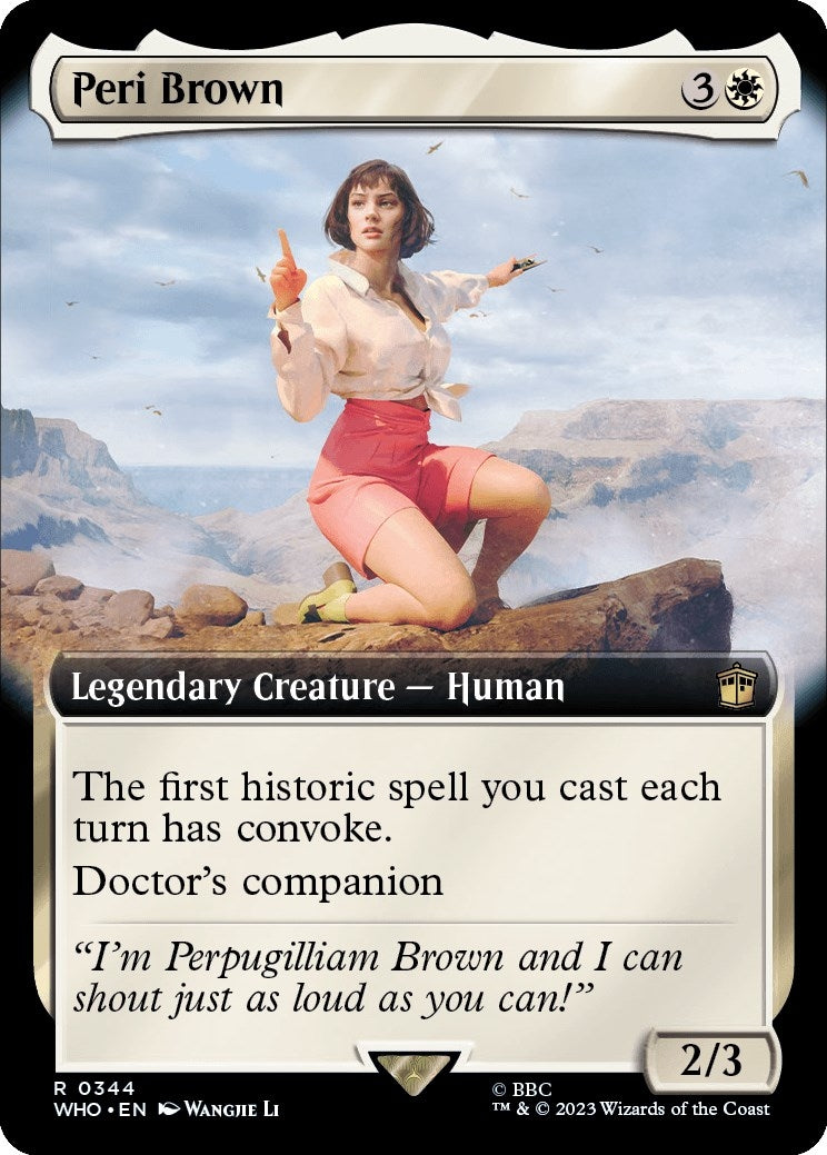 Image for Peri Brown (Extended Art) (Universes Beyond: Doctor Who) (344) - Magic: The Gathering