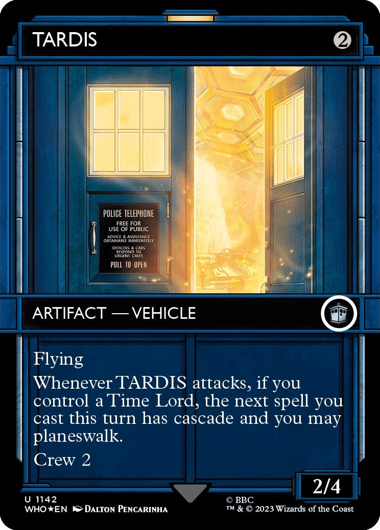 Image for TARDIS (Showcase) (Surge Foil) (Universes Beyond: Doctor Who) (1142) - Magic: The Gathering