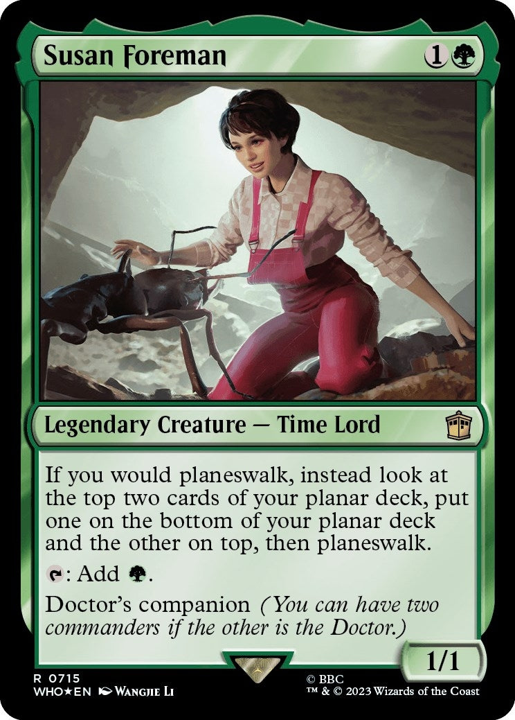 Image for Susan Foreman (Surge Foil) (Universes Beyond: Doctor Who) (715) - Magic: The Gathering