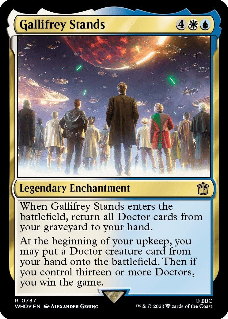 Image for Gallifrey Stands (Surge Foil) (Universes Beyond: Doctor Who) (737) - Magic: The Gathering