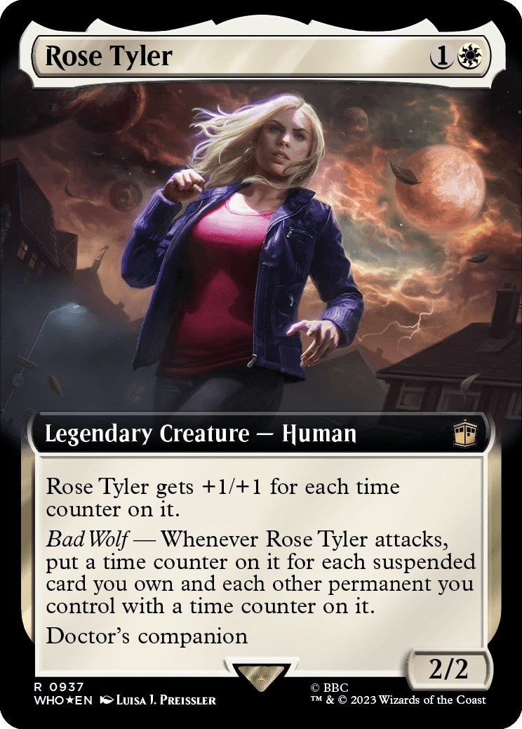 Image for Rose Tyler (Extended Art) (Surge Foil) (Universes Beyond: Doctor Who) (937) - Magic: The Gathering