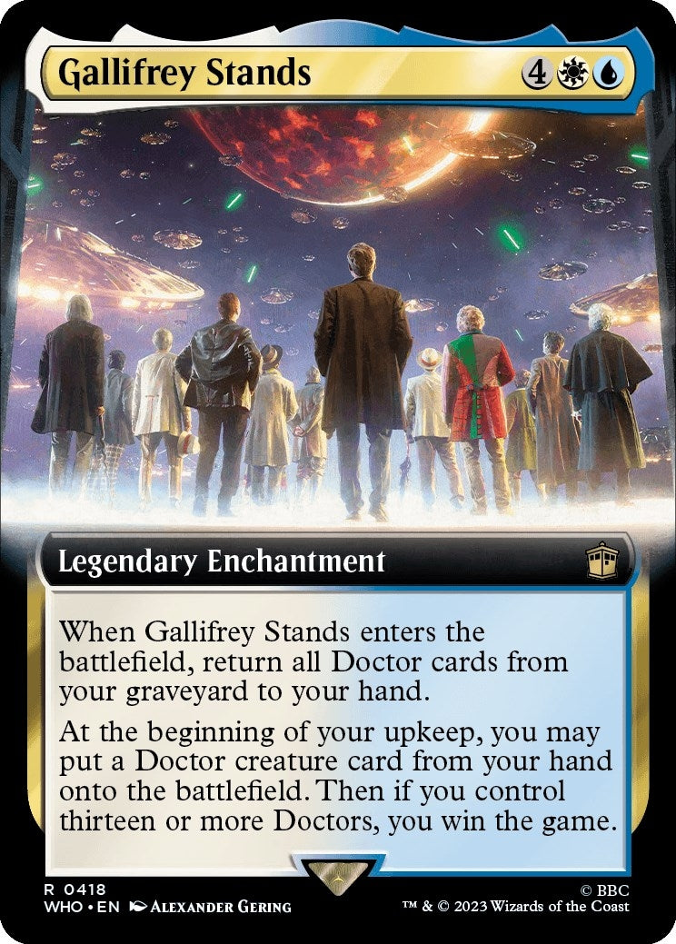 Image for Gallifrey Stands (Extended Art) (Universes Beyond: Doctor Who) (418) - Magic: The Gathering