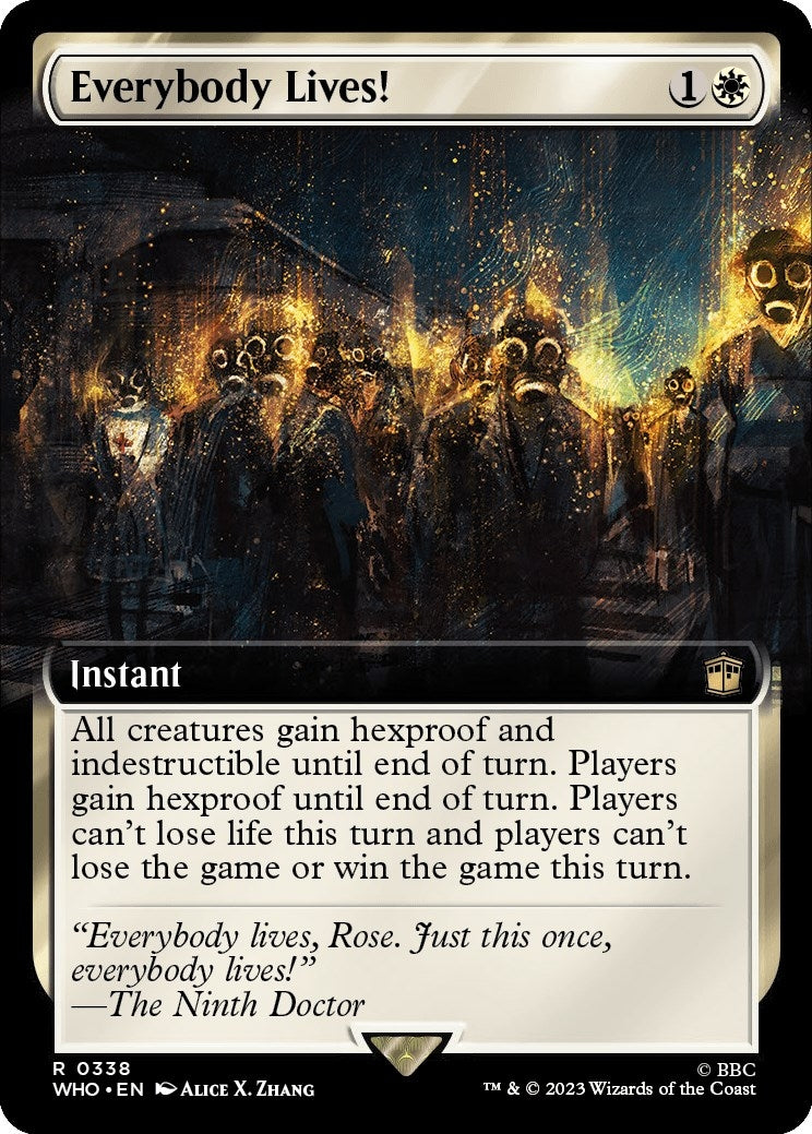 Image for Everybody Lives! (Extended Art) (Universes Beyond: Doctor Who) (338) - Magic: The Gathering