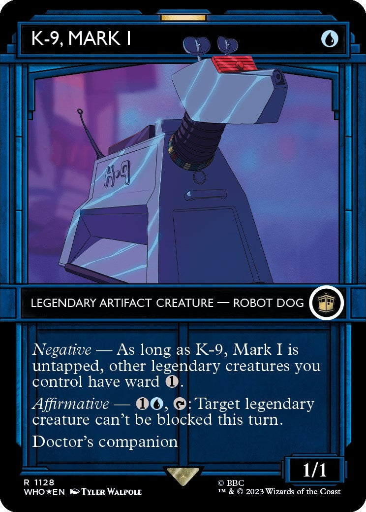 Image for K-9, Mark I (Showcase) (Surge Foil) (Universes Beyond: Doctor Who) (1128) - Magic: The Gathering