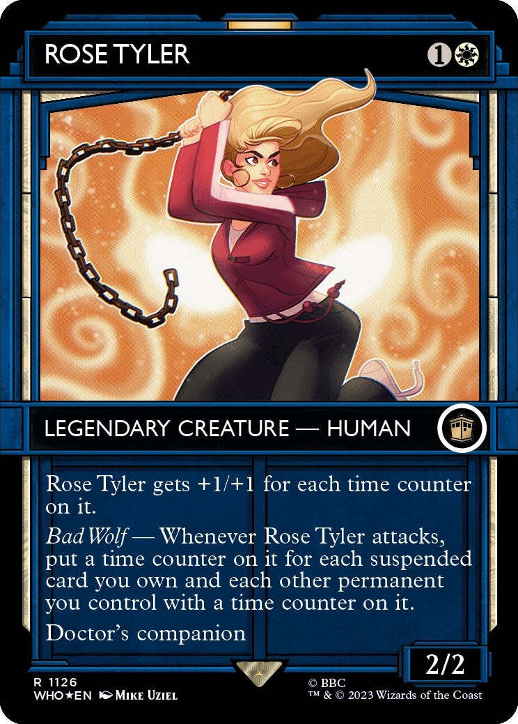 Image for Rose Tyler (Showcase) (Surge Foil) (Universes Beyond: Doctor Who) (1126) - Magic: The Gathering