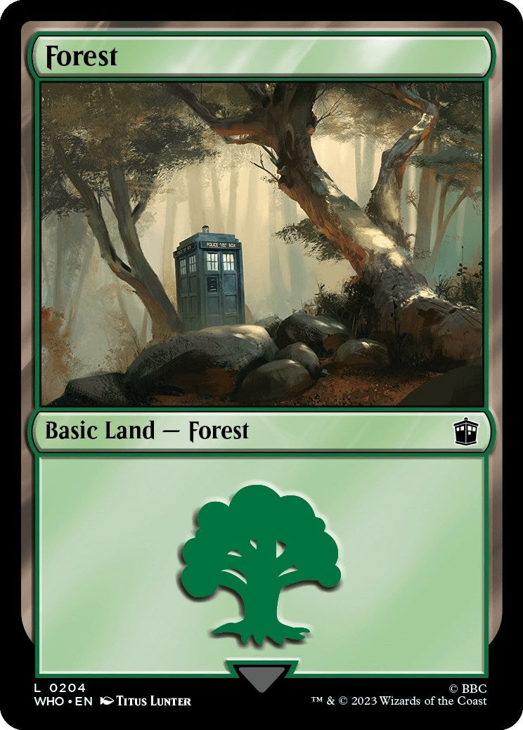 Image for Forest (0204) (Universes Beyond: Doctor Who) (204) - Magic: The Gathering