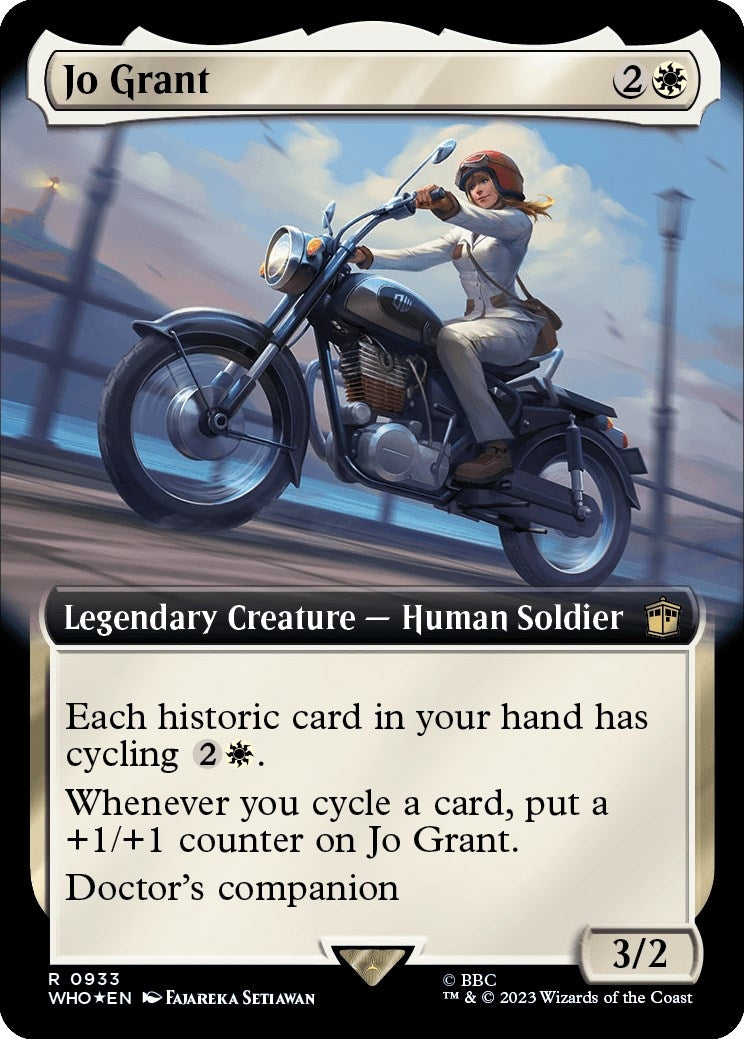Image for Jo Grant (Extended Art) (Surge Foil) (Universes Beyond: Doctor Who) (933) - Magic: The Gathering