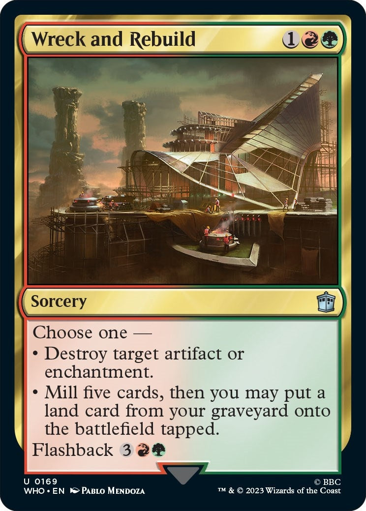 Image for Wreck and Rebuild (Universes Beyond: Doctor Who) (169) - Magic: The Gathering