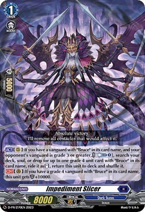 Image for Impediment Slicer (D Promo Cards) (D-PR/270) - Cardfight Vanguard