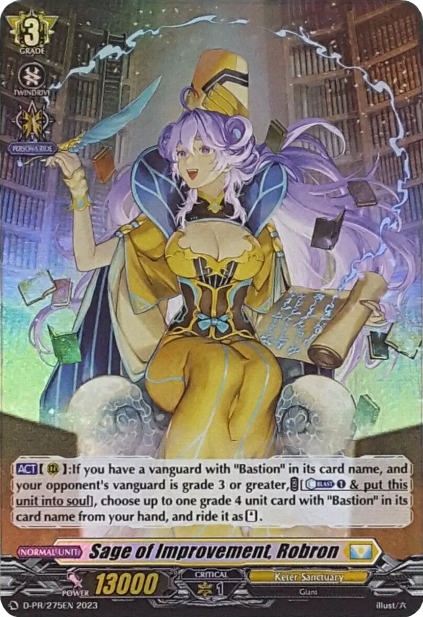 Image for Sage of Improvement, Robron (Foil) (D Promo Cards) (D-PR/275) - Cardfight Vanguard