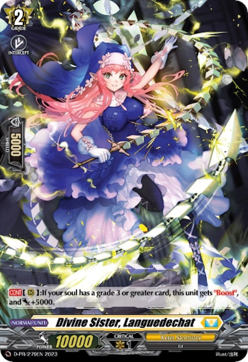 Image for Divine Sister, Languedechat (Foil) (D Promo Cards) (D-PR/279) - Cardfight Vanguard