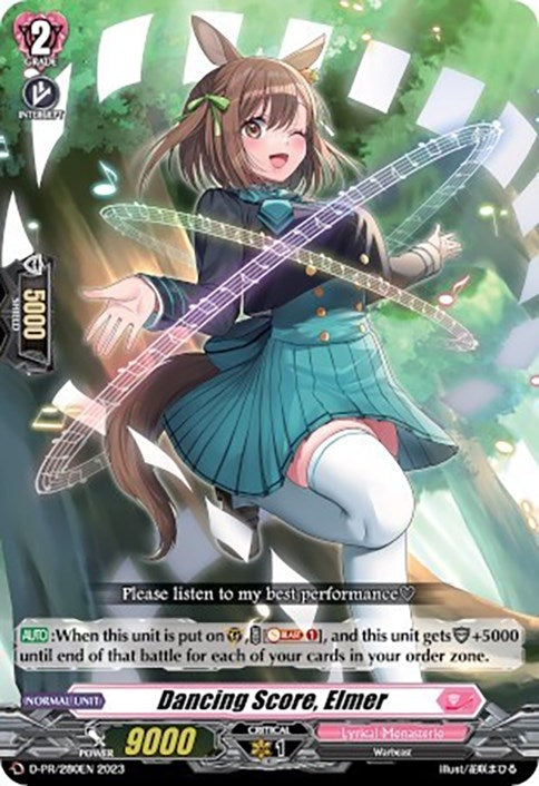 Image for Dancing Score, Elmer (D Promo Cards) (D-PR/280) - Cardfight Vanguard