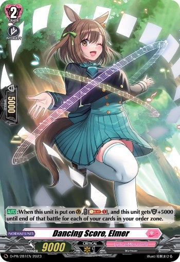 Image for Dancing Score, Elmer (Foil) (D Promo Cards) (D-PR/281) - Cardfight Vanguard