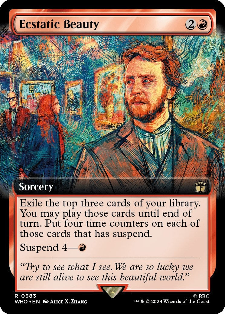 Image for Ecstatic Beauty (Extended Art) (Universes Beyond: Doctor Who) (383) - Magic: The Gathering