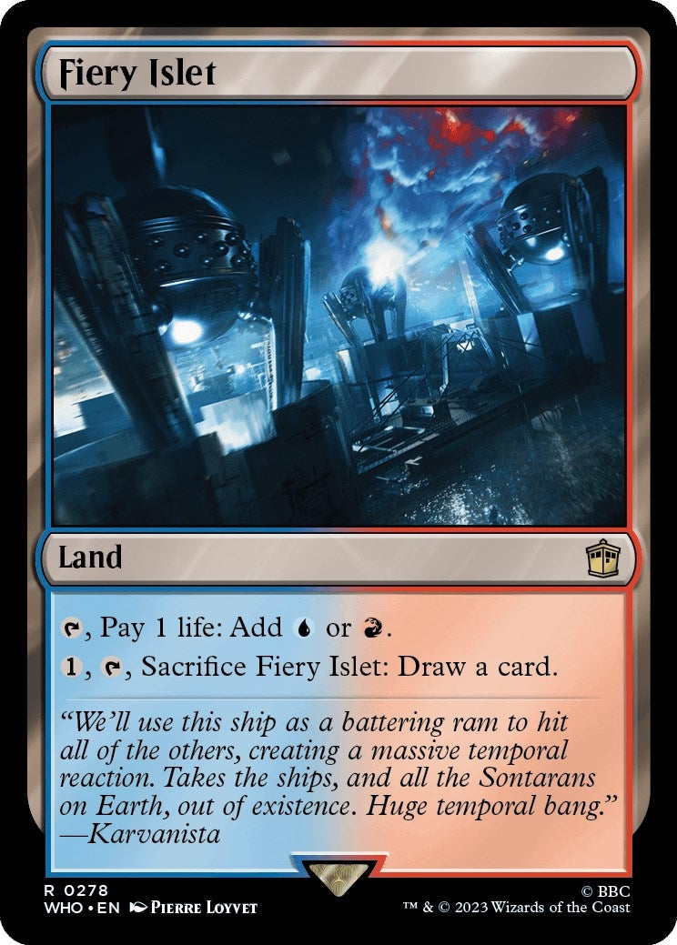 Image for Fiery Islet (Universes Beyond: Doctor Who) (278) - Magic: The Gathering
