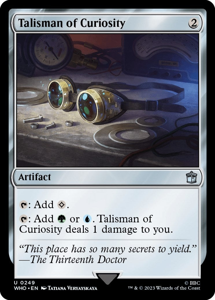 Image for Talisman of Curiosity (Universes Beyond: Doctor Who) (249) - Magic: The Gathering