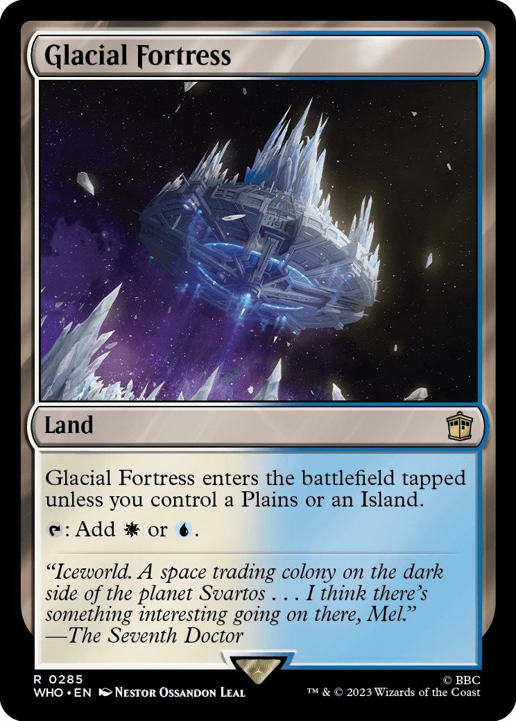 Image for Glacial Fortress (Universes Beyond: Doctor Who) (285) - Magic: The Gathering