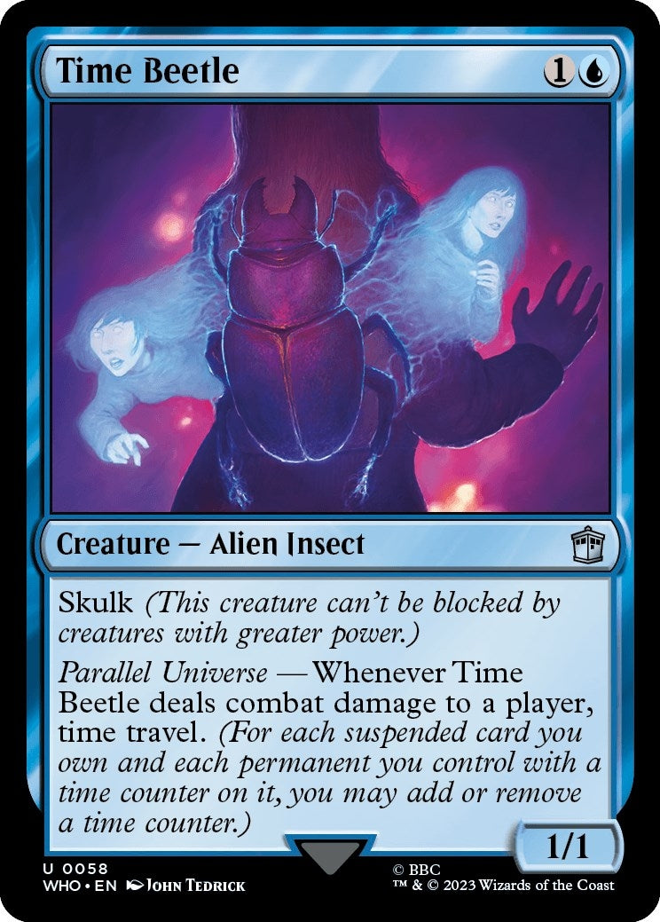 Image for Time Beetle (Universes Beyond: Doctor Who) (58) - Magic: The Gathering
