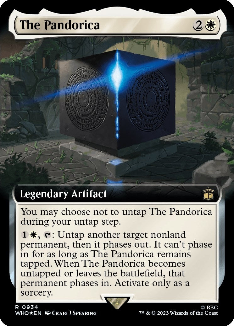 Image for The Pandorica (Extended Art) (Surge Foil) (Universes Beyond: Doctor Who) (934) - Magic: The Gathering