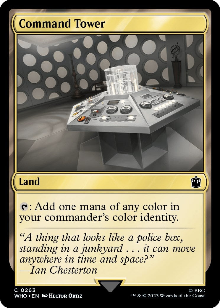 Image for Command Tower (0263) (Universes Beyond: Doctor Who) (263) - Magic: The Gathering