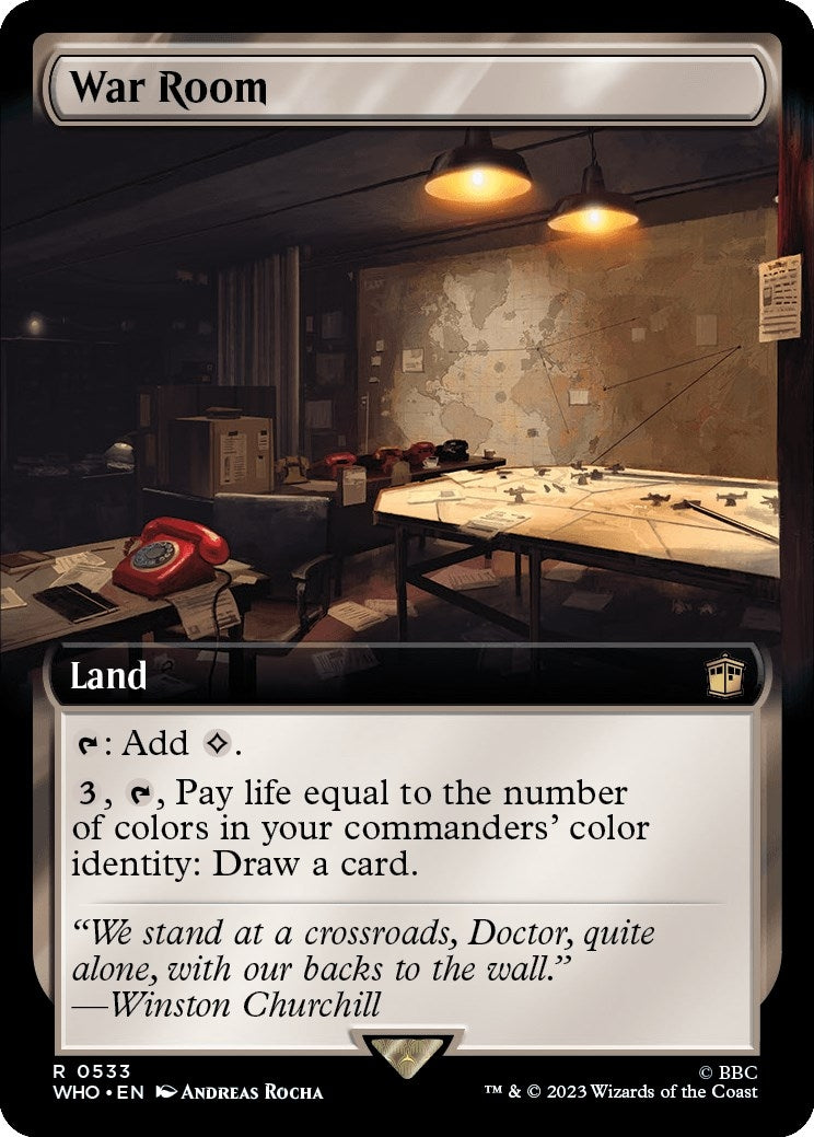 Image for War Room (Extended Art) (Universes Beyond: Doctor Who) (533) - Magic: The Gathering