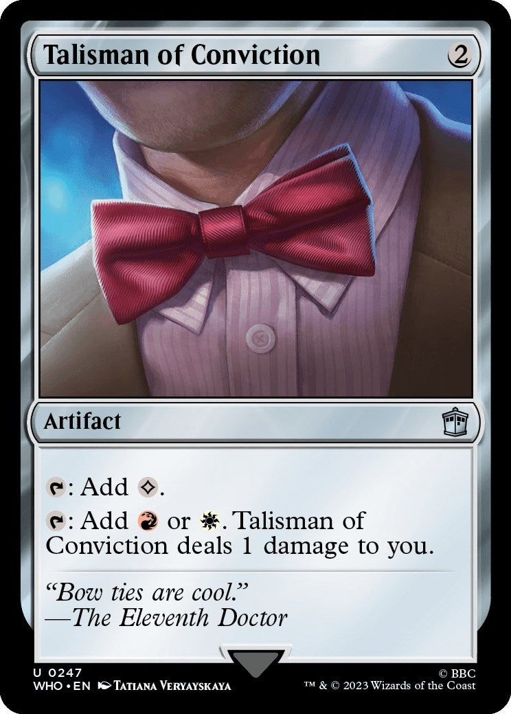 Image for Talisman of Conviction (Universes Beyond: Doctor Who) (247) - Magic: The Gathering