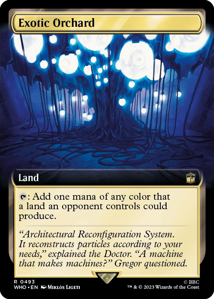 Image for Exotic Orchard (Extended Art) (Universes Beyond: Doctor Who) (493) - Magic: The Gathering