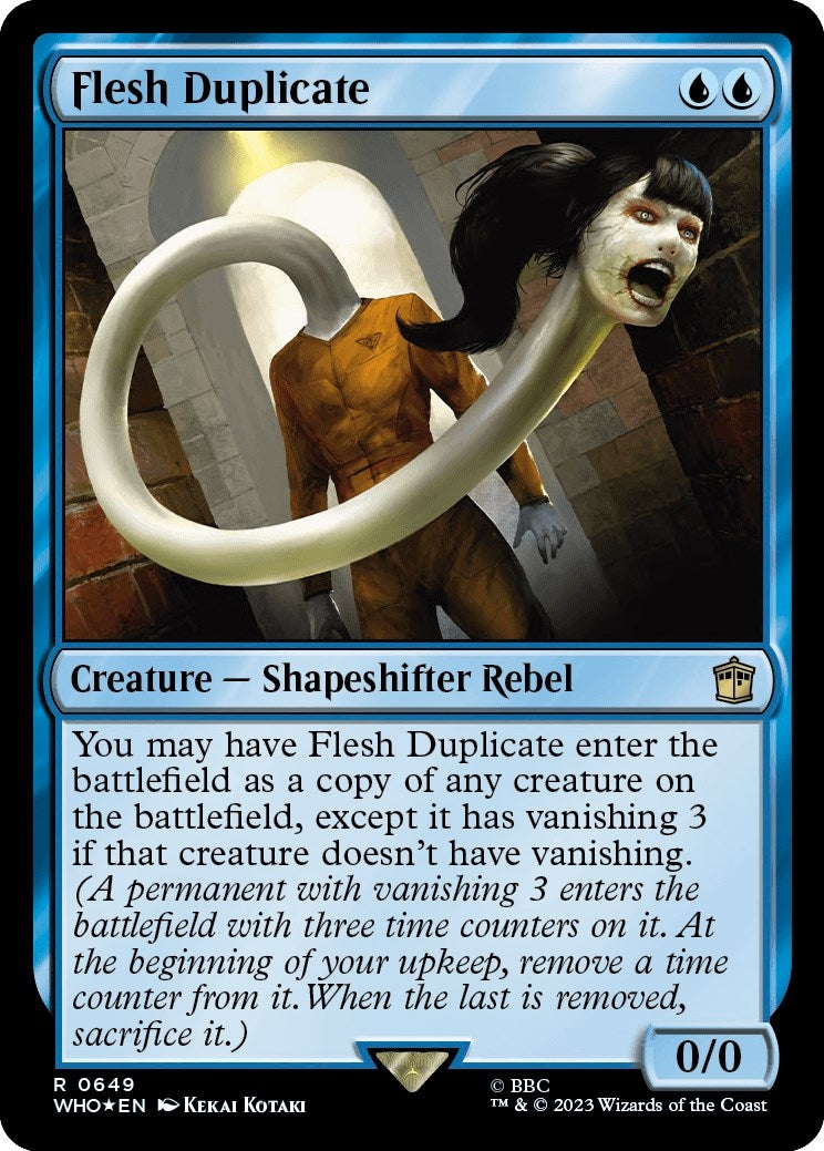 Image for Flesh Duplicate (Surge Foil) (Universes Beyond: Doctor Who) (649) - Magic: The Gathering