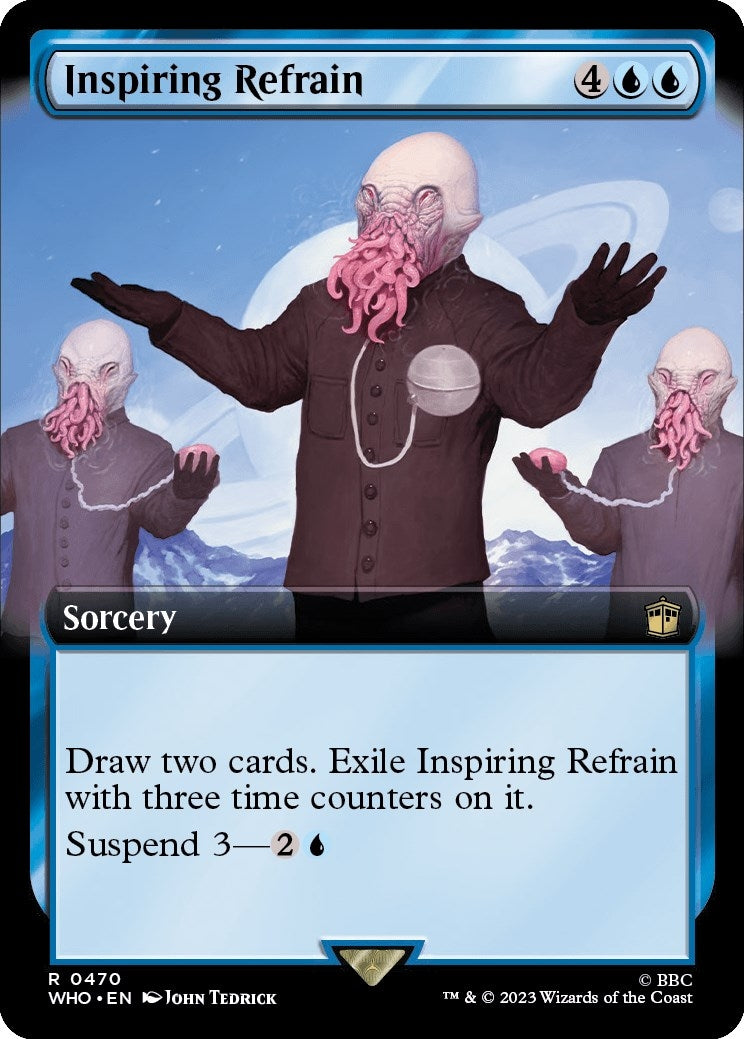 Image for Inspiring Refrain (Extended Art) (Universes Beyond: Doctor Who) (470) - Magic: The Gathering