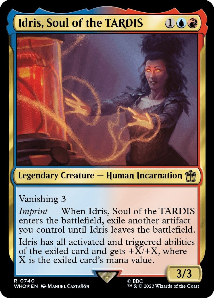 Image for Idris, Soul of the TARDIS (Surge Foil) (Universes Beyond: Doctor Who) (740) - Magic: The Gathering