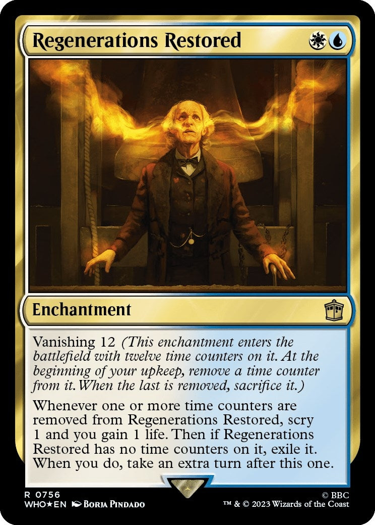 Image for Regenerations Restored (Surge Foil) (Universes Beyond: Doctor Who) (756) - Magic: The Gathering