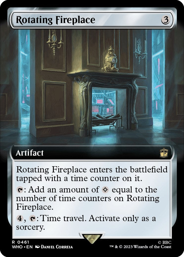 Image for Rotating Fireplace (Extended Art) (Universes Beyond: Doctor Who) (461) - Magic: The Gathering