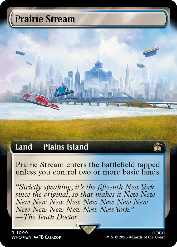 Image for Prairie Stream (Extended Art) (Surge Foil) (Universes Beyond: Doctor Who) (1099) - Magic: The Gathering