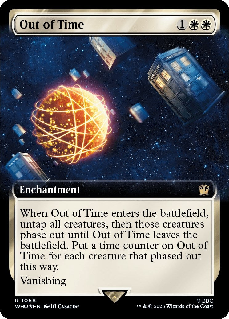 Image for Out of Time (Extended Art) (Surge Foil) (Universes Beyond: Doctor Who) (1058) - Magic: The Gathering