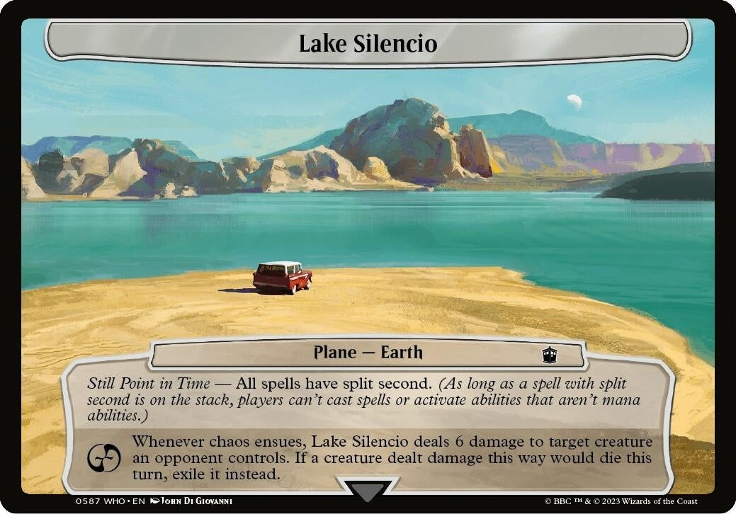 Image for Lake Silencio (Planechase: Universes Beyond: Doctor Who) (587) - Magic: The Gathering