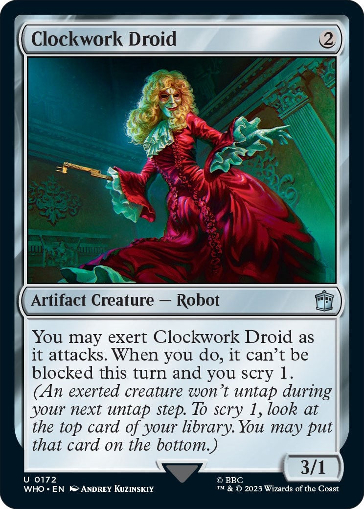 Image for Clockwork Droid (Universes Beyond: Doctor Who) (172) - Magic: The Gathering
