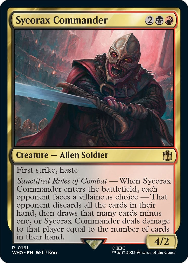 Image for Sycorax Commander (Universes Beyond: Doctor Who) (161) - Magic: The Gathering