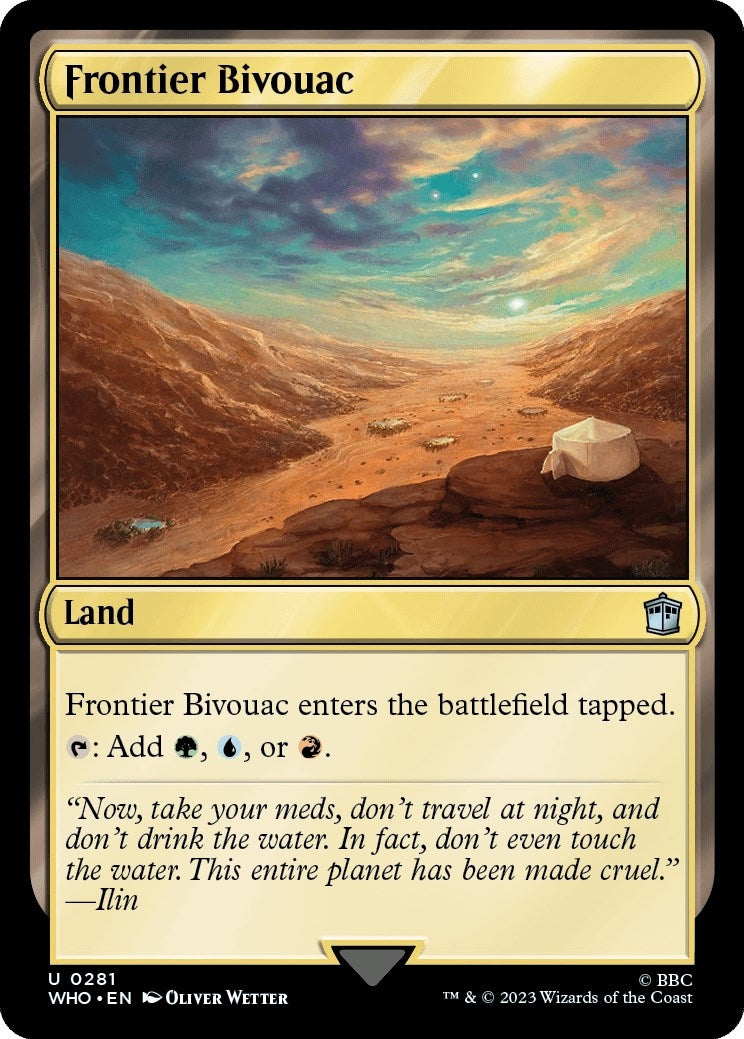 Image for Frontier Bivouac (Universes Beyond: Doctor Who) (281) - Magic: The Gathering