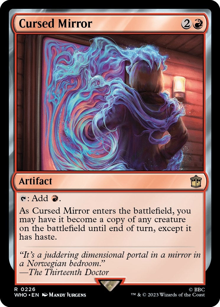 Image for Cursed Mirror (Universes Beyond: Doctor Who) (226) - Magic: The Gathering