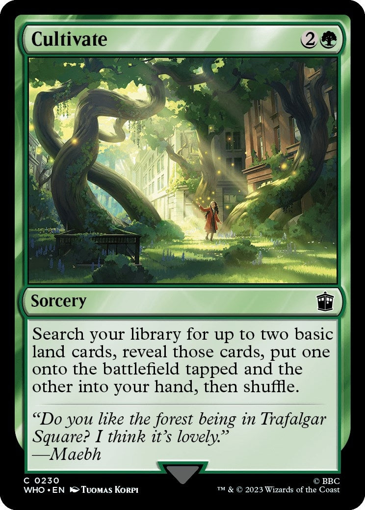 Image for Cultivate (Universes Beyond: Doctor Who) (230) - Magic: The Gathering