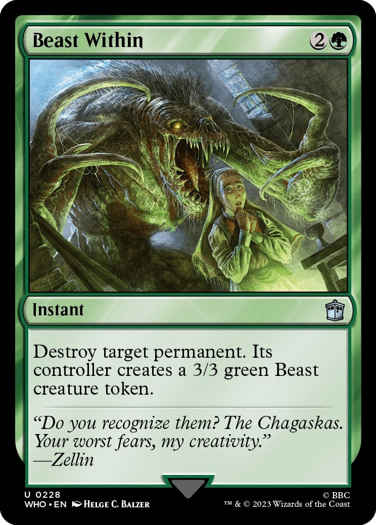 Image for Beast Within (Universes Beyond: Doctor Who) (228) - Magic: The Gathering
