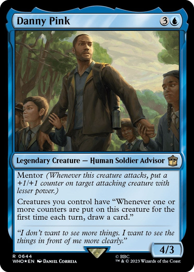 Image for Danny Pink (Surge Foil) (Universes Beyond: Doctor Who) (644) - Magic: The Gathering