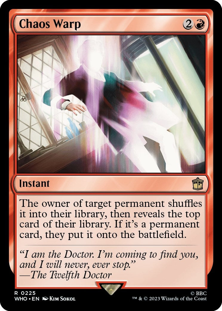 Image for Chaos Warp (Universes Beyond: Doctor Who) (225) - Magic: The Gathering